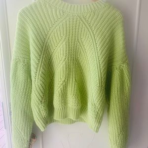 Topshop Green Sweater